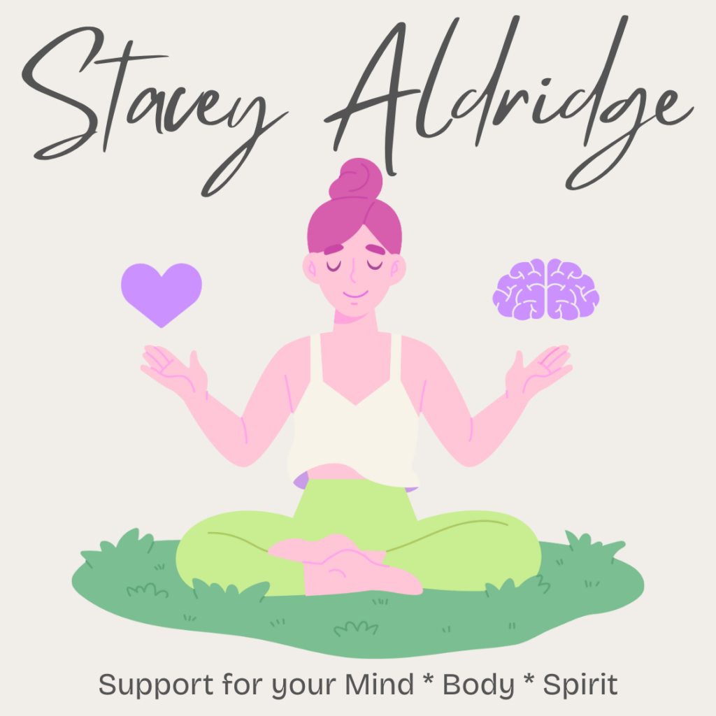 Stacey Aldridge logo coaching therapy support for mind body and spirit